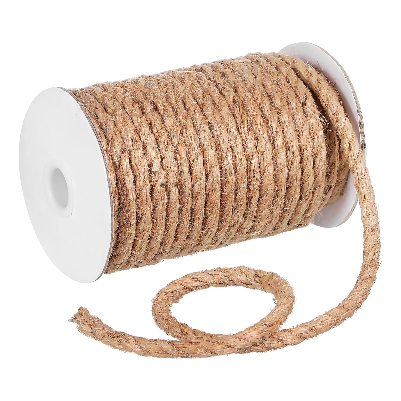 

Environmentally Friendly Hemp Rope Jute Decorative Cord Crafts Cat Tree Twine Macrame Crafting