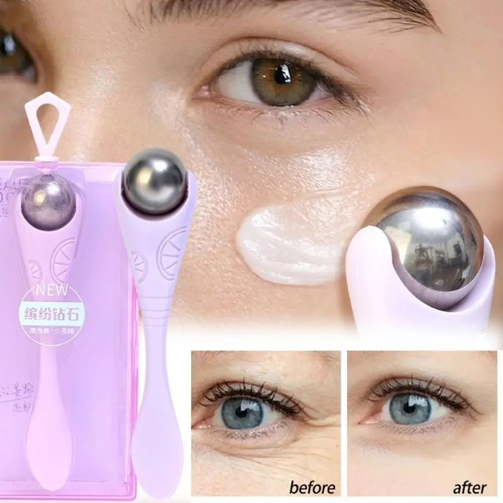 Anti Wrinkle Eye Beauty Device Roller Applicators Eye Roller Massager Dual Head Dual-use Applicators Stick Eye Cream Scoop