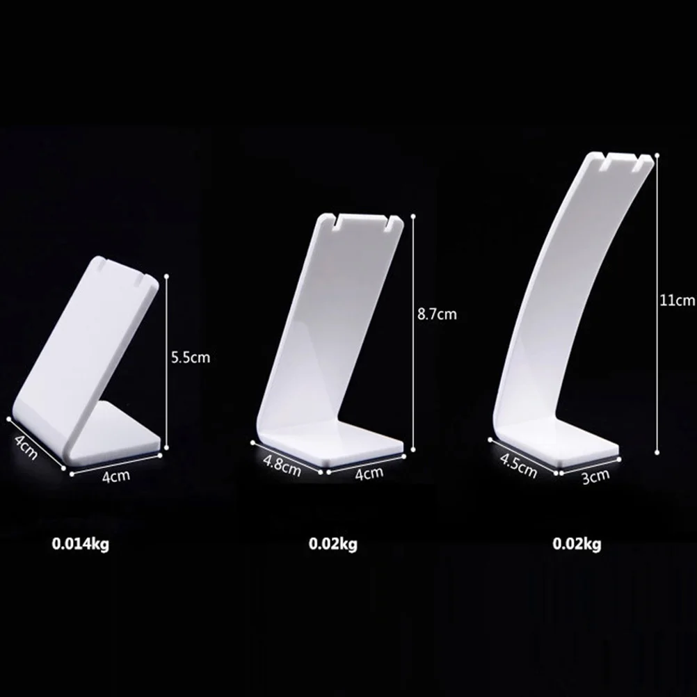 

3Pcs Necklace Stand Holder Acrylic Pendant Display Jewelry Organizer Rack for Retail Trade Show Craft Fair Jewelry Display Stand