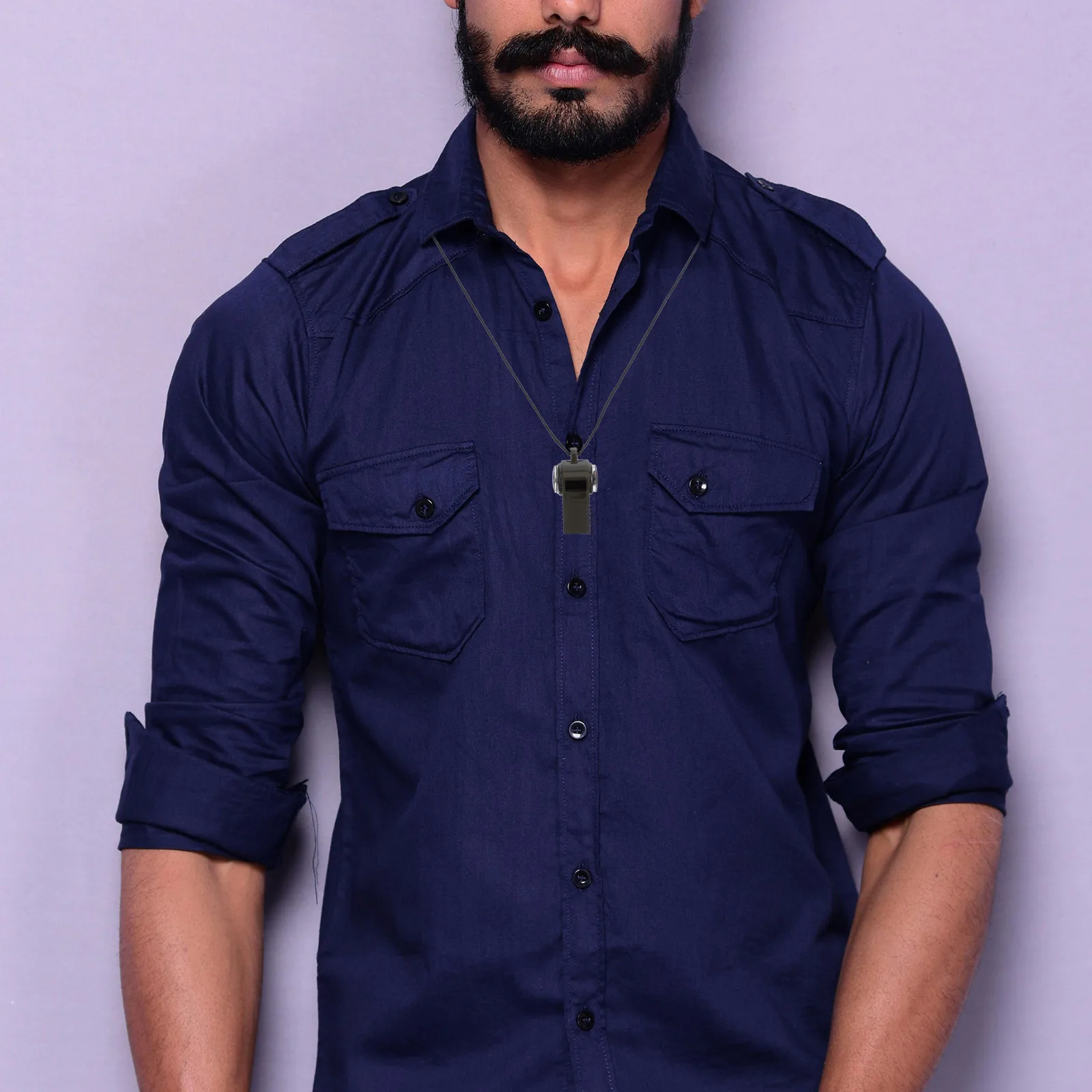 Survival Whistle Hiking Thermometer Emergency Whistles Life Guard Pu Plastic Compass Pendant