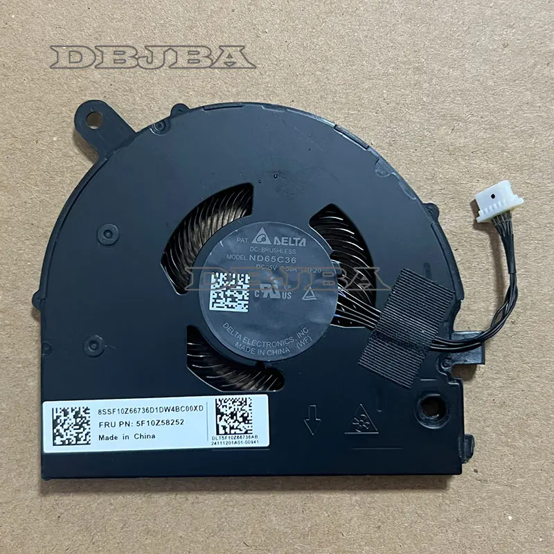 

Вентилятор охлаждения процессора ноутбука для Lenovo ThinkPad L13 Yoga Gen 3 Gen4 Gen5 5F10Z58251 5F10Z58252 ND65C36 21F20 5 В 0,5 А