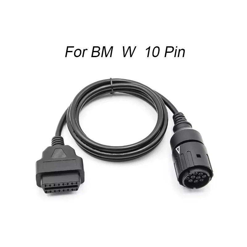 Untuk BM W 10 Pin Adaptor Sepeda Motor Kabel ICOM-D Ke Konektor Diagnostik 16Pin OBD2 Kabel Ekstensi Sepeda Motor