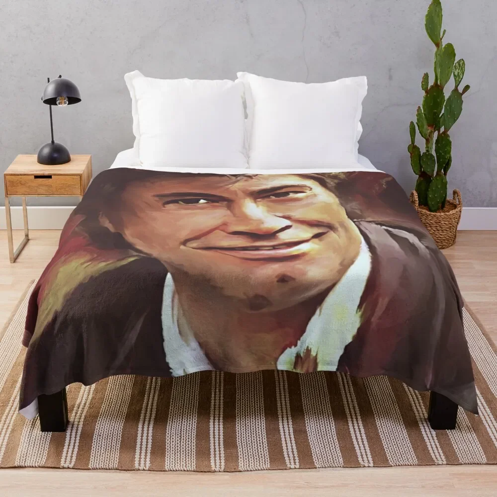 

Roy Black ,German singer and actor Throw Blanket Plush funny gift Blankets