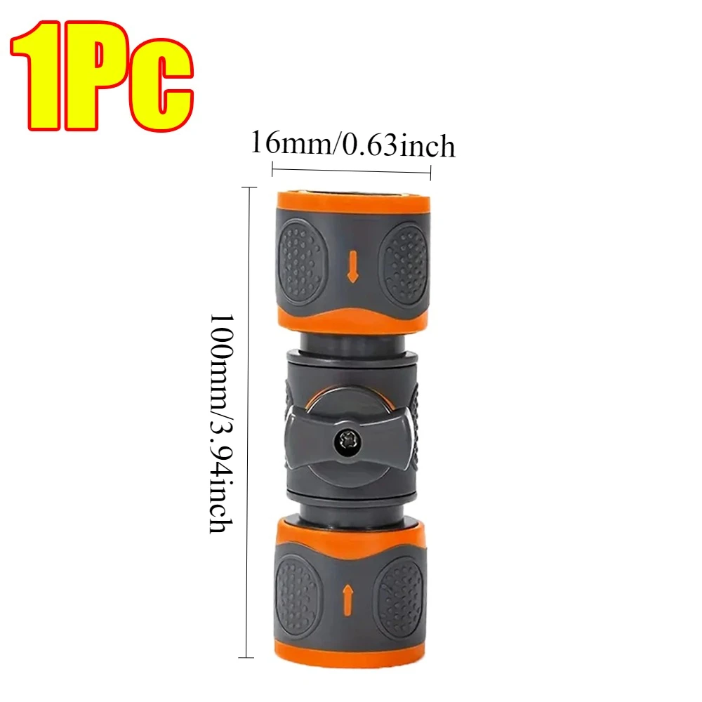 1-9 Stuks Tuinslang Snelkoppeling 16mm Tuinslang Afsluiter Schakelaar Snelkoppeling Tepel Irrigatie Slang Stop Water - afbeelding 1