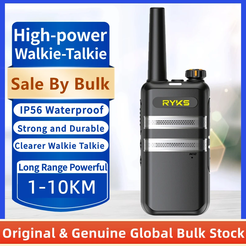 

Strong light flashlight Walkie Talkie UHF 400-470MHz Long Range Two Way Radios 16 Channels Desktop Charging