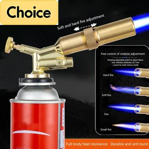 Đồi khí hàn di động, ngọn lửa butano, trại ngoài trời, bật lửa nướng, ngọn lửa, vật tư nhà bếp, thiết bị hàn 10 Bán hàng chính Bugatile Gas Professional - №8