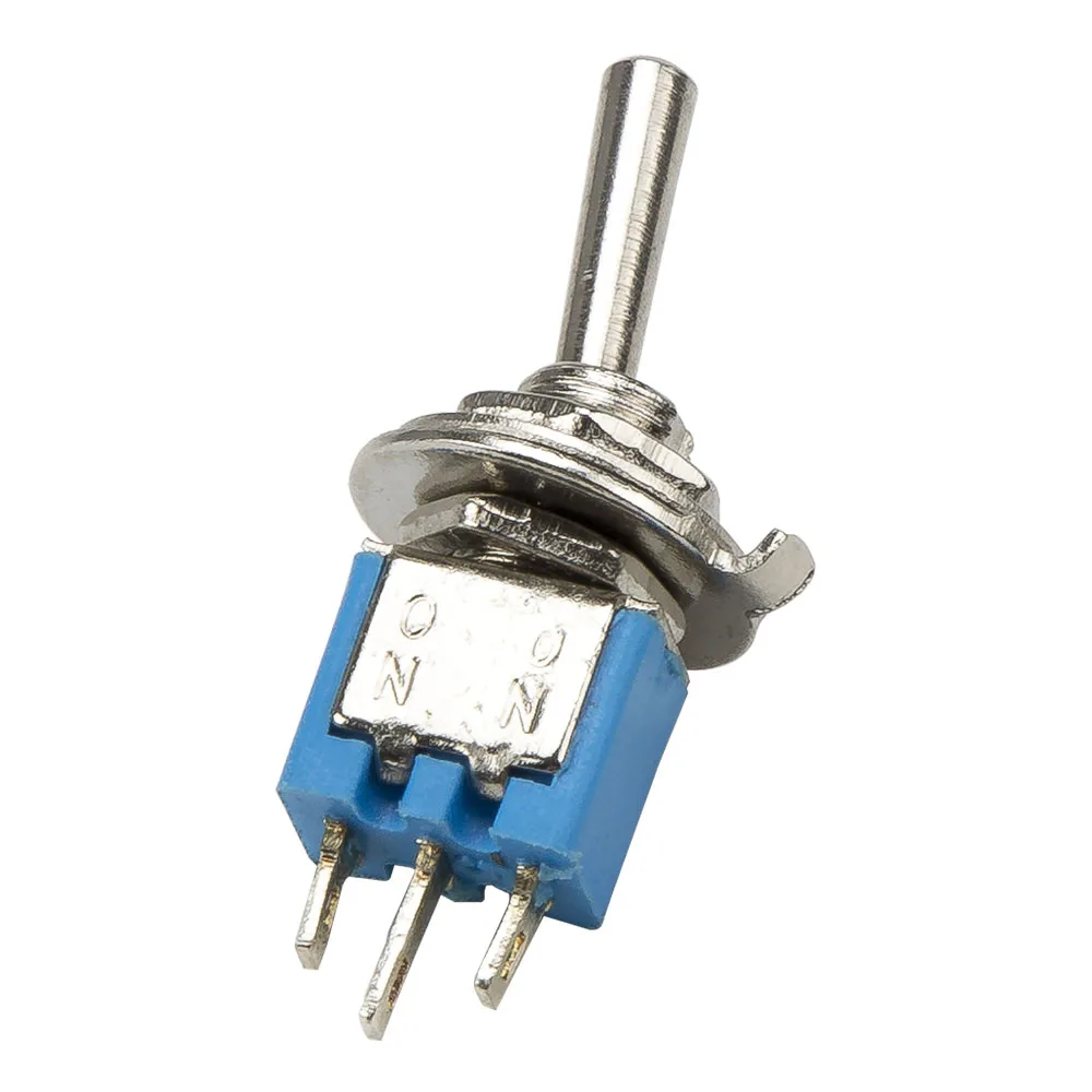 10 قطعة/الوحدة SMTS-102 قطر مثقوب 5 مللي متر قفل ذاتي 3 دبوس ON-ON-ON SPST 2 مواقف تبديل التبديل