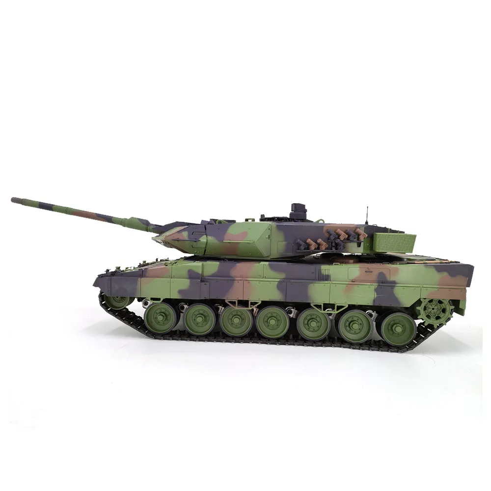 Henglong 1/16 German Leopard 3889-1 Metal Remote Control Main Battle Tank Launches Smoke Military Model Toy Off-road.