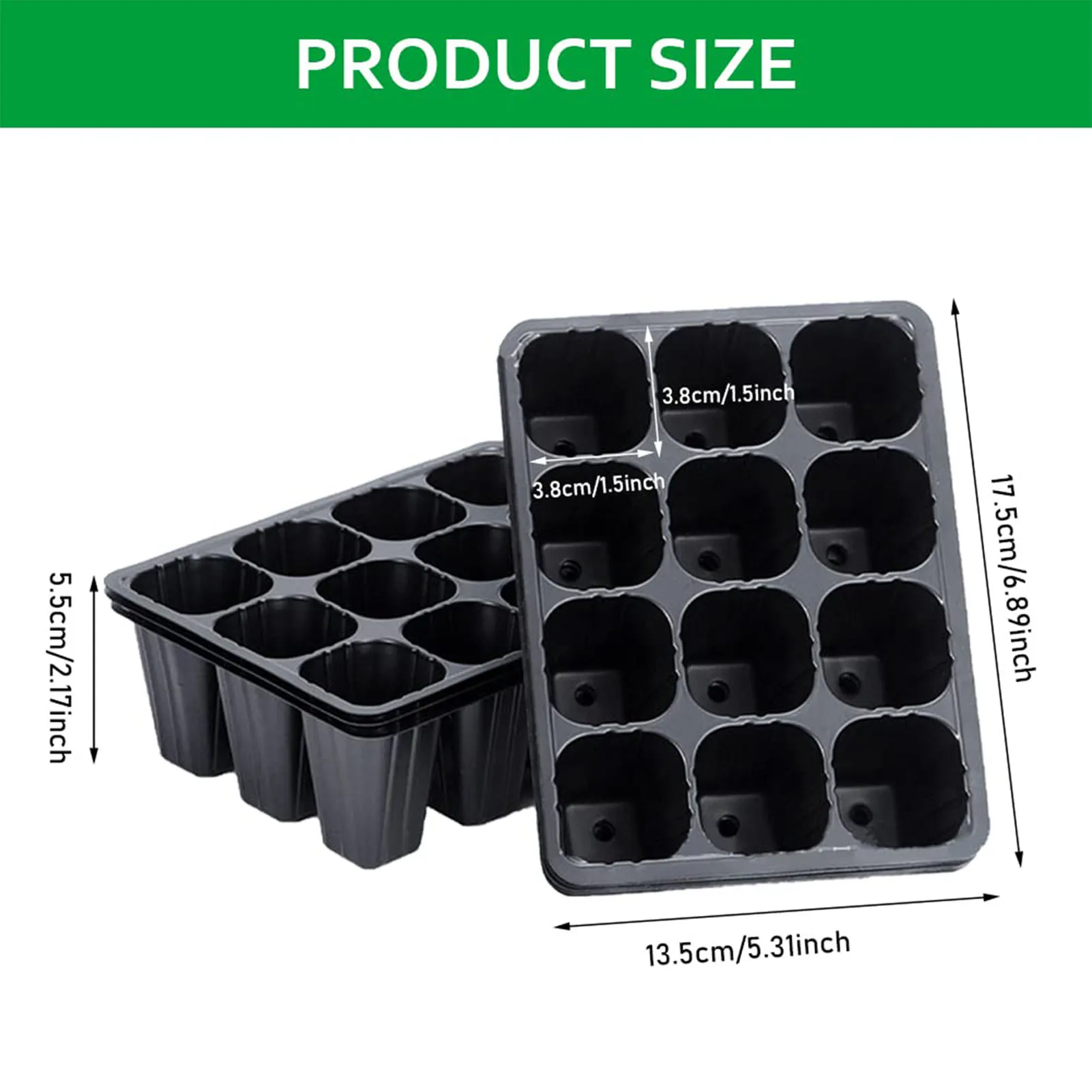 Vasos de semeadura de plantas com 12 buracos, copos de plantio interno, plantas, sementes, para plantas, legumes ou ervas, suprimentos de jardim, vaso de jardim