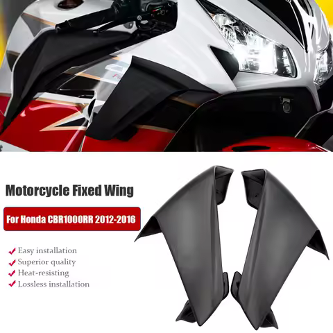 CBR1000RR Fixed wing,Fit For Honda CBR1000 RR 2012 2013 2014 2015 2016 Motorcycle Winglet SpoilerAerodynamic Wing matte black
