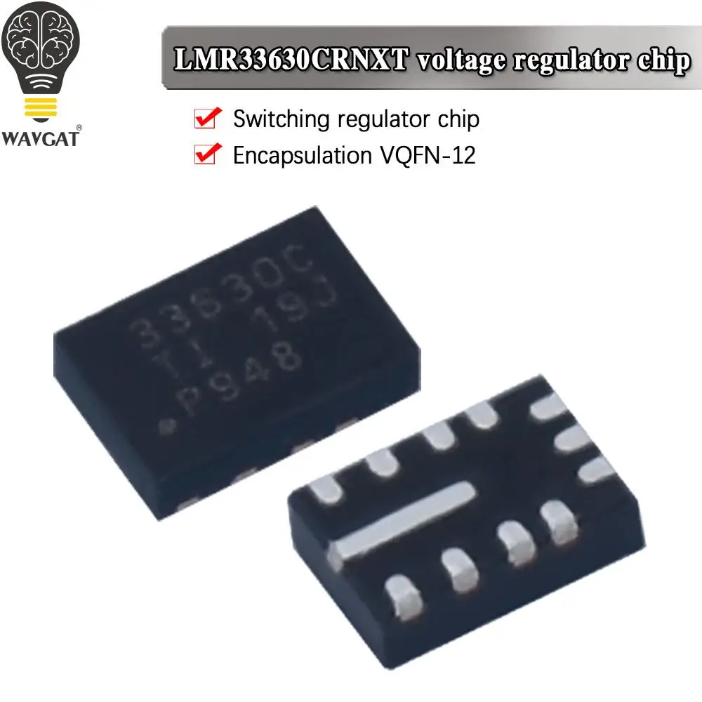 

LMR33630CRNXT VQFN-12 SIMPLE SWITCHER 3.8-V to 36-V, 3-A Synchronous Step-Down Voltage Converter