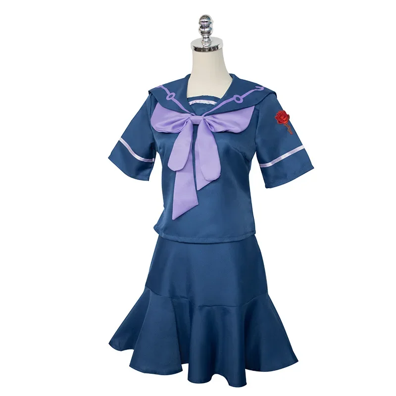 Anime Bizarro Aventura Cosplay Traje para Mulheres, Uniforme JK, Roupas, Saia, Camisa, Acessórios, Yamagishi, Yukako