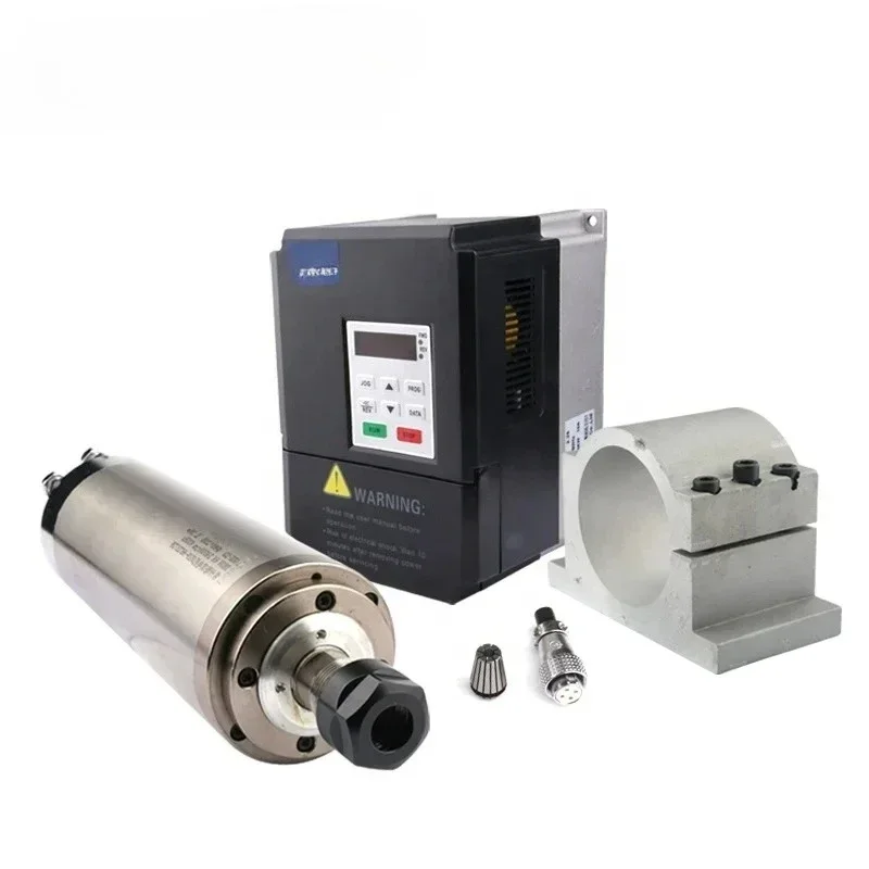 Cnc Router Machine Tool Spindle Motor 2.2kw Water Cooled Lathe Boring Woodworking High Speed Milling Spindle Cnc Er20