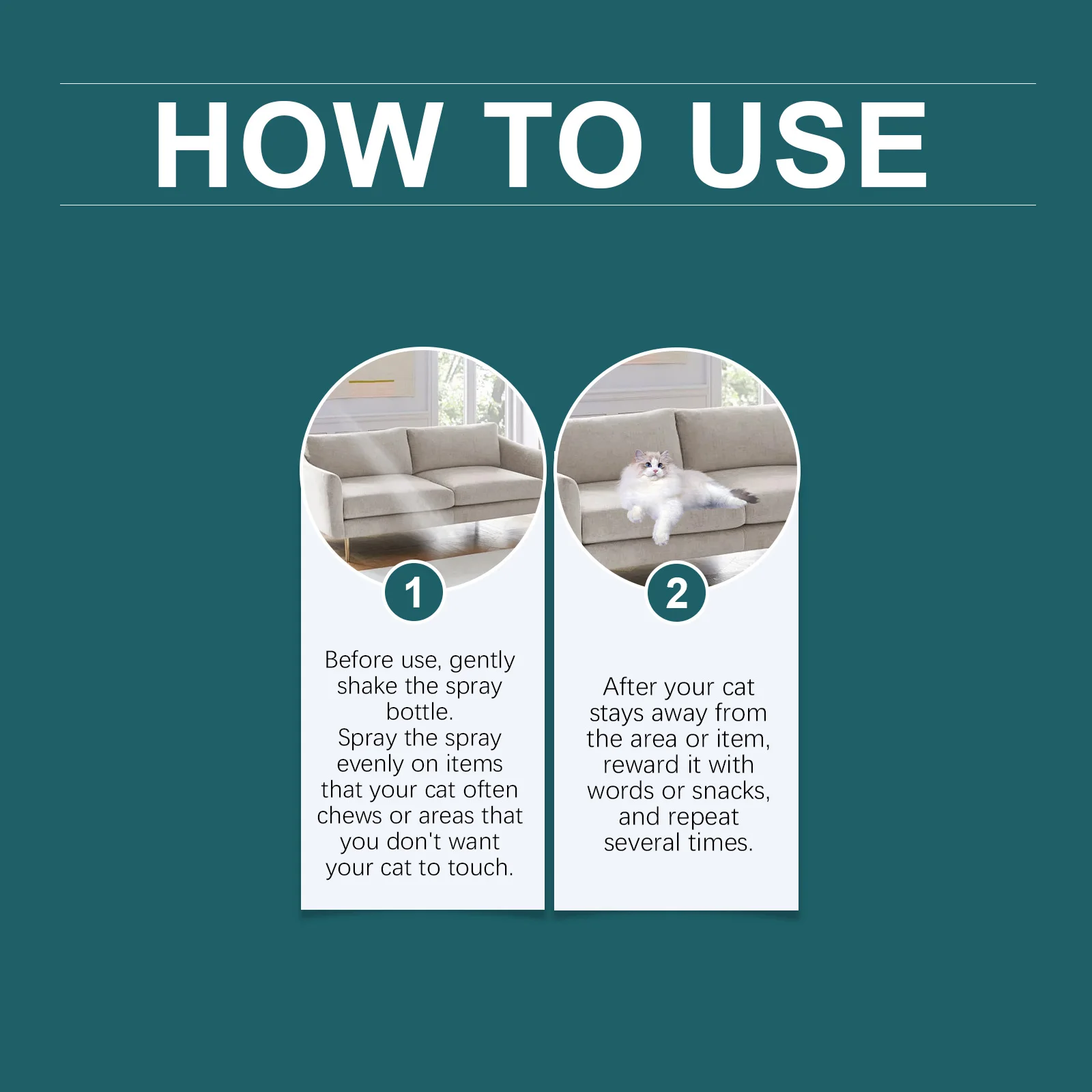 رذاذ رادع خدش القطط يحمي الأثاث بشكل فعال ويمنع الخدش وسلوك المضغ وصيغة لطيفة لمستلزمات قطار الحيوانات الأليفة #5