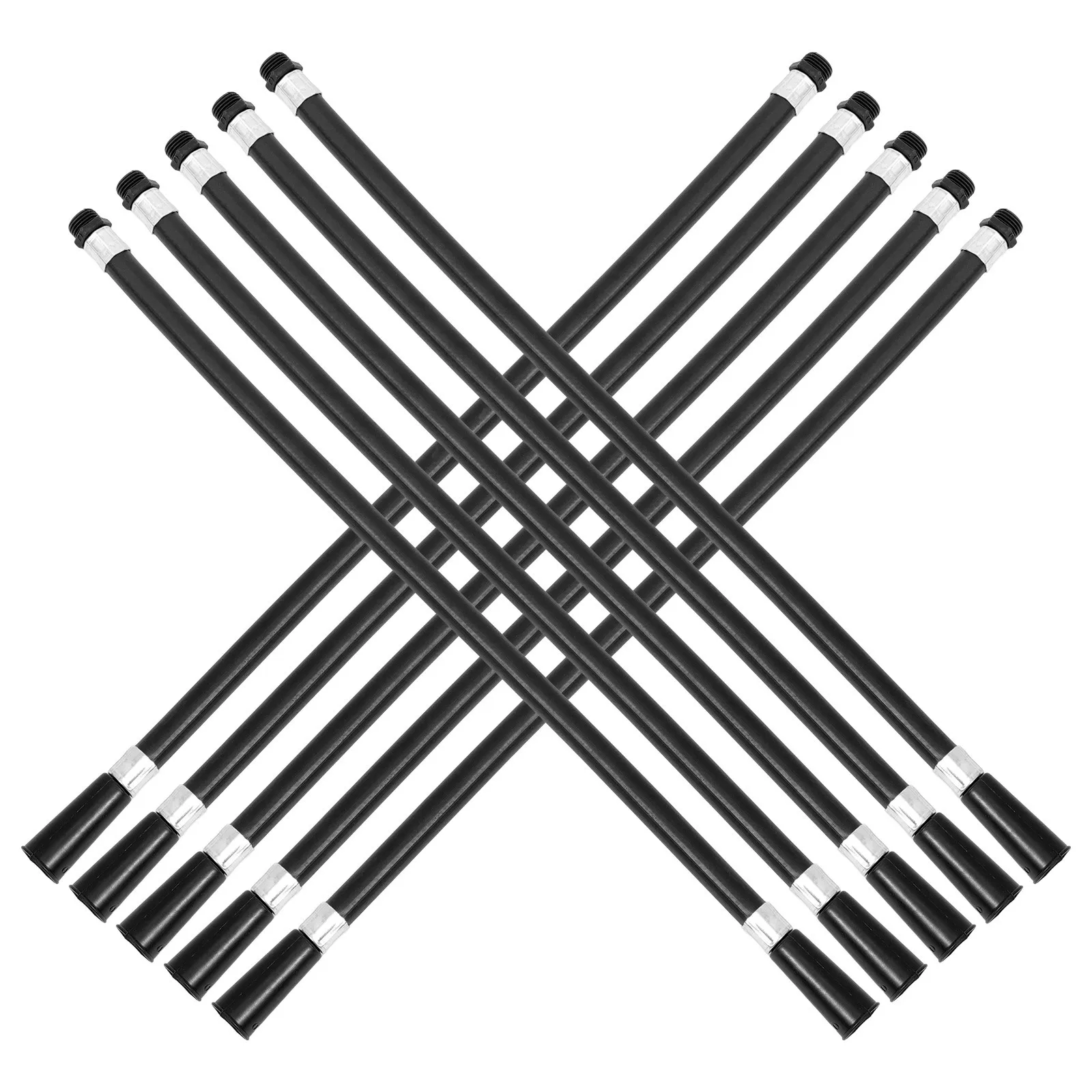 10Pcs Extinguisher Hose Replacement Heavy Duty PVC Iron Spray Tube Compact Design for Easy Carrying and Fast Installation