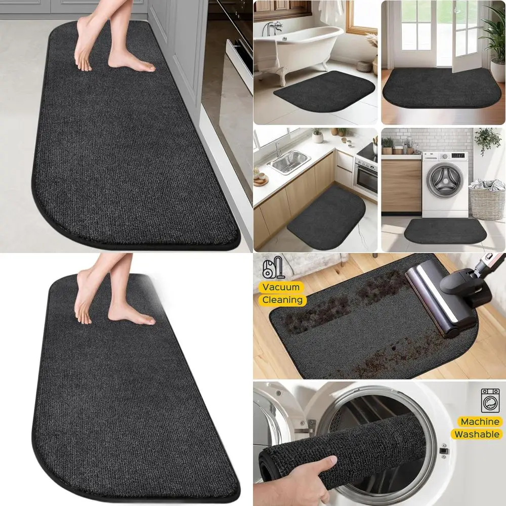 

24x70 Washable Runner Rug, Non-Slip Mat for Kitchen, Absorbent Entryway, Laundry, and Bathroom