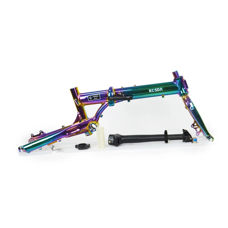 Adapt to 304349 aluminum alloy folding bicycle accessories, cross-border foot riser front fork modification and upgrade