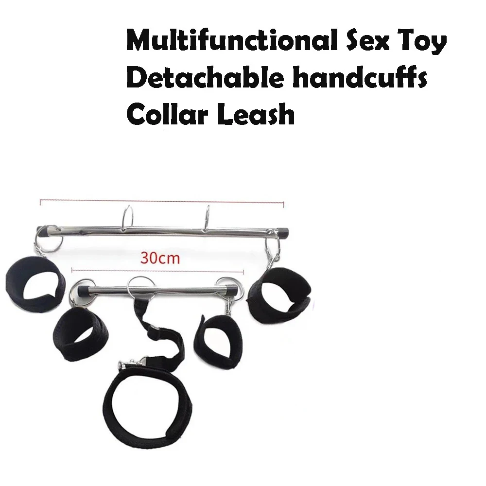 BDSM Handcuffs Leg Restraint SM Bondage Gear Sex Toys Sexy Adult Female Open Thigh Bar Spreader Sextoy Kits Couple Porn Games view 6