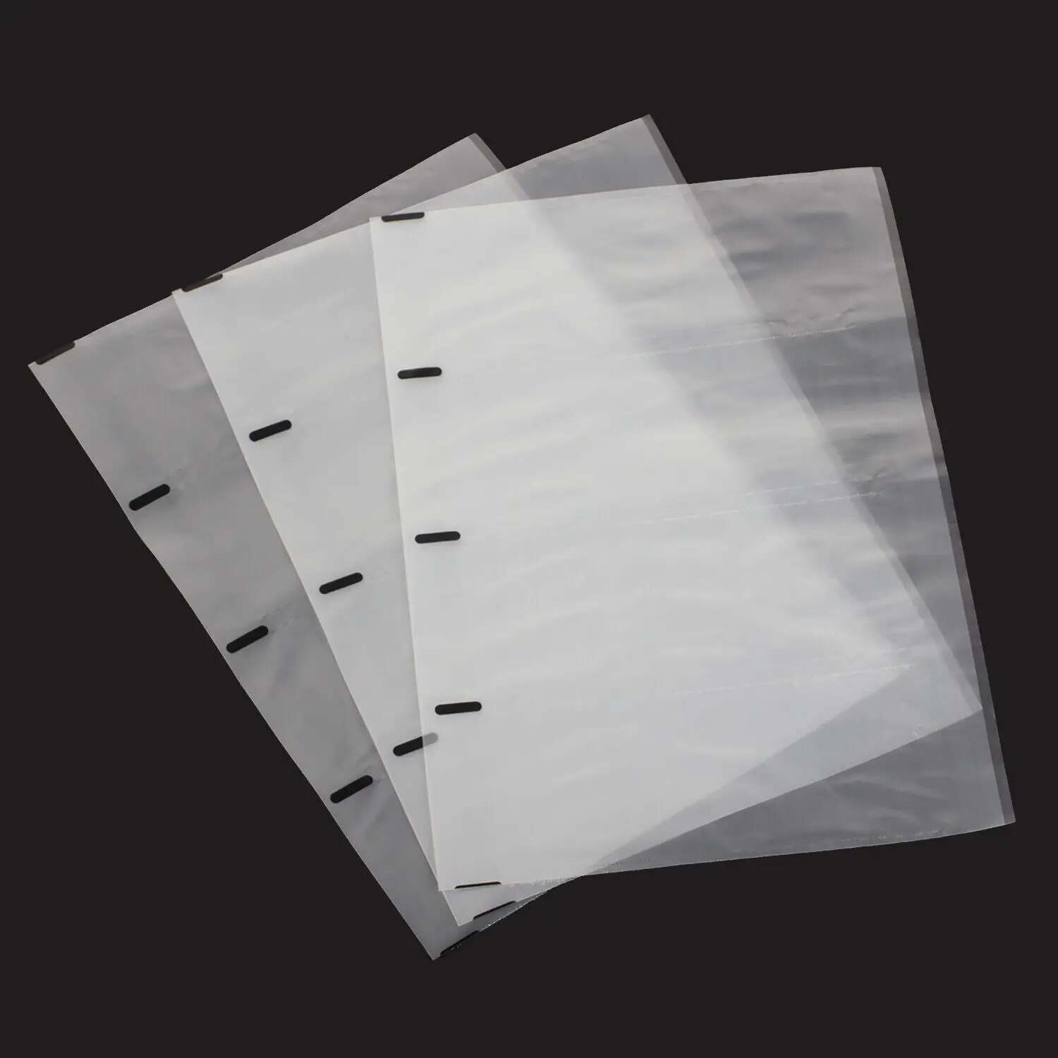 30Pages Acid-Free Archival Storage Page Sheets 120 B&W Color Film Negative Slide