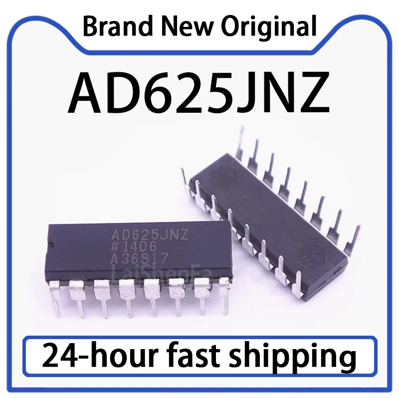 1PCS AD625JNZ Direct Insertion PDIP-16 Programmable Gain Instrument Amplifier Original Stock