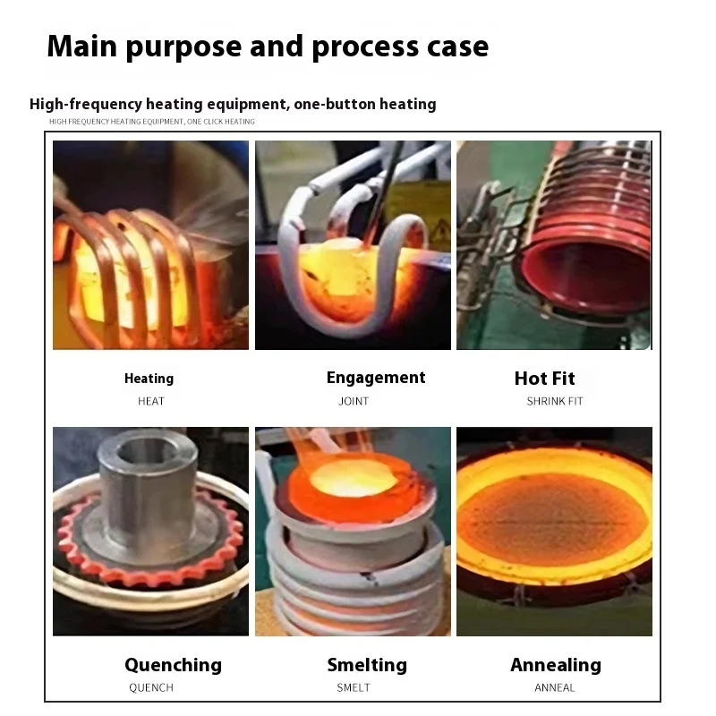 High Heating Machine, Quenching Annealing, Medium Metal Melting, Copper Tube Welding, induction heater