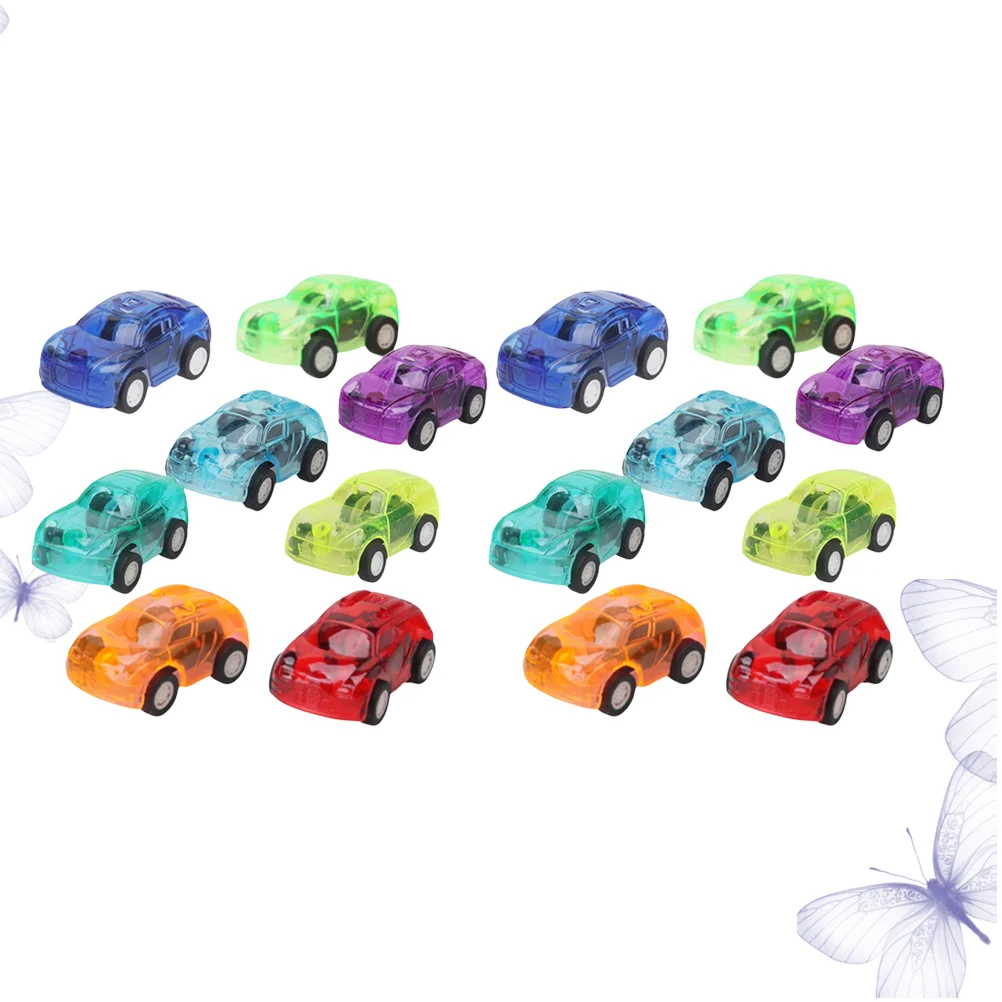 36PCS Kids Pull-Back Car Toy Mini Car Model Candy Color Car Toy Children Early Learning Toy (Random Color)