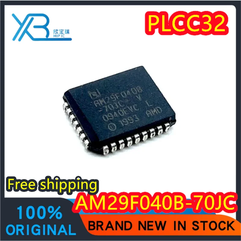 

(10/50 pieces) AM29F040B-70JC AM29F040B PLCC32 Original Memory Chip IC Spot Free Shipping