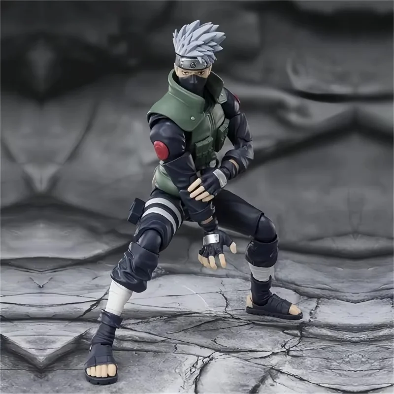 Hot Sale Anime Action Figure Naruto Shfiguarts Hatake Kakashi Finished Maodel Kit Collection Toy Christmas Gift