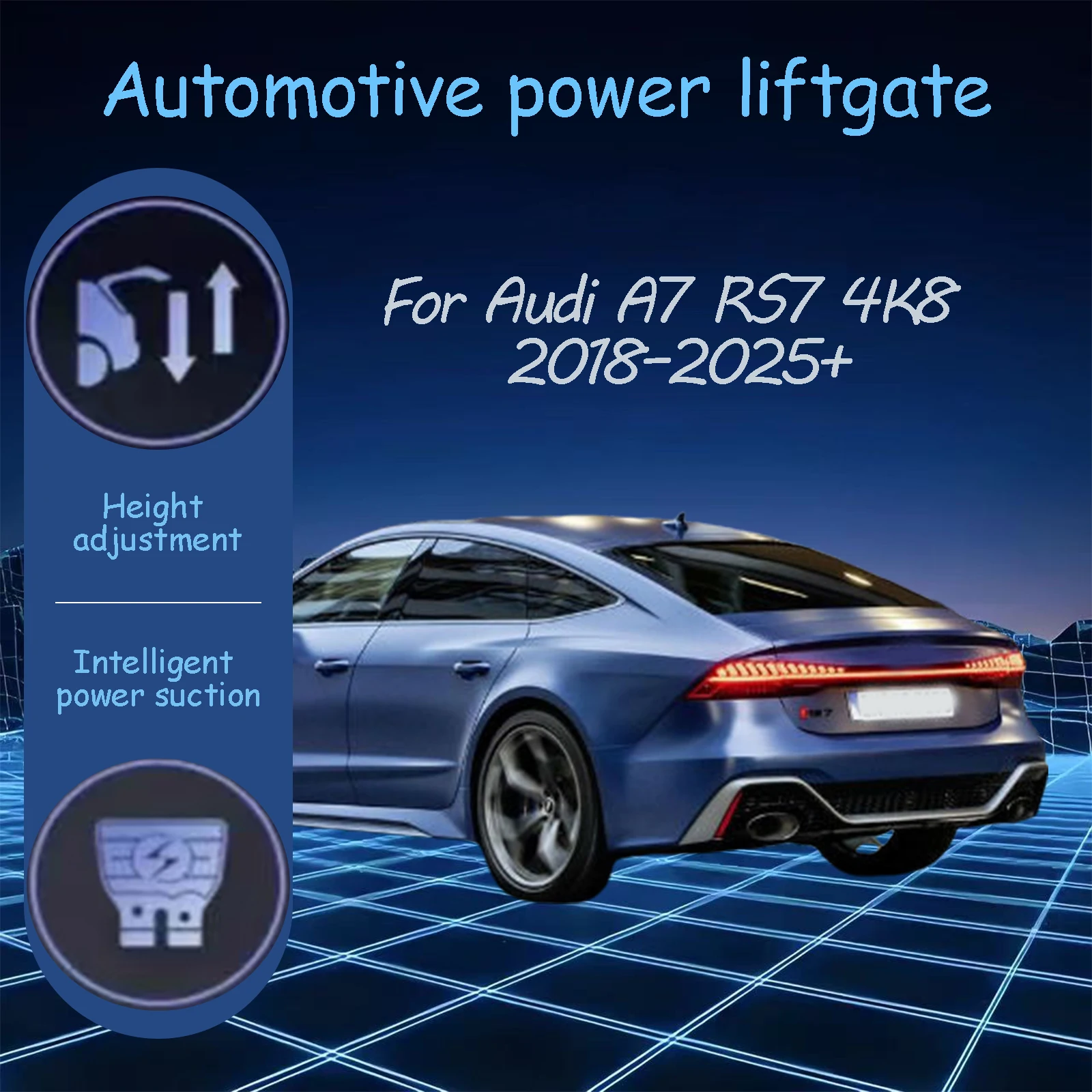 

For Audi A7 RS7 4K8 2018-2025+ Electric tailgate automatic suction locks suitable Trunk modification system
