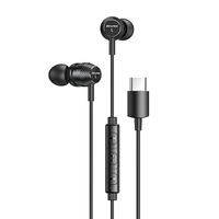 AWEI TC-5 Wired In Ear Earbuds USB Type C Plug HiFi Bass Sound Headset with Mic