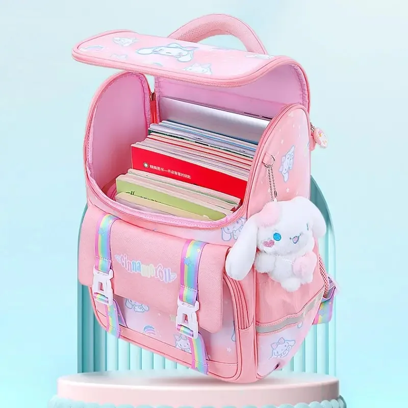 Sanrios Cinnamoroll Anime Cute Large Capacity Children Backpack Schoolbags Student Cartoon Shoulder Bag Travel Gift for Friend