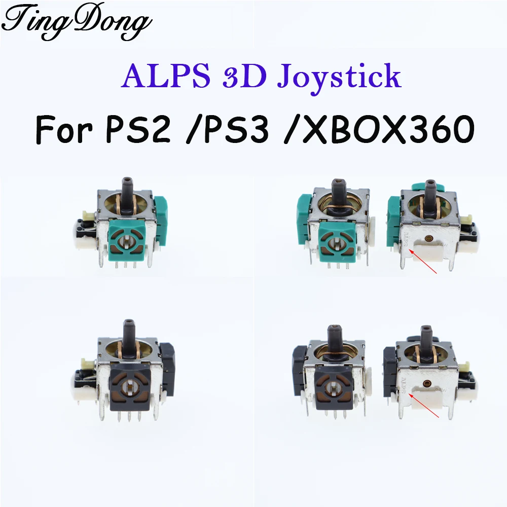 1/2/6/10/20PCS ALPS 3D Joystick Replacement for PS2/PS3/XBox360 Controller Joystick Sensor Module 3 Pin Potentiometer
