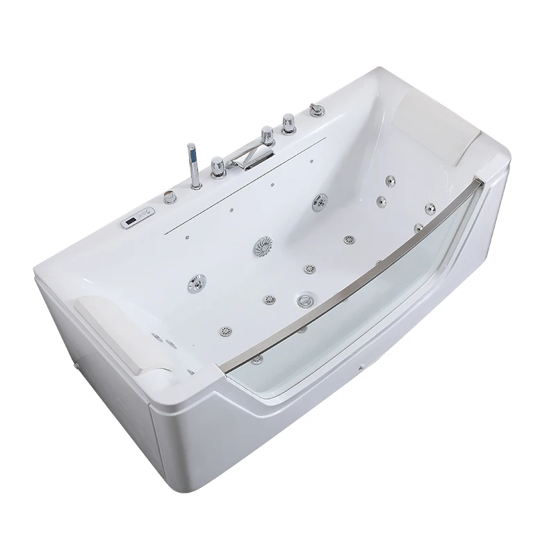 Surf massage independent acrylic bathtub with constant temperature heating