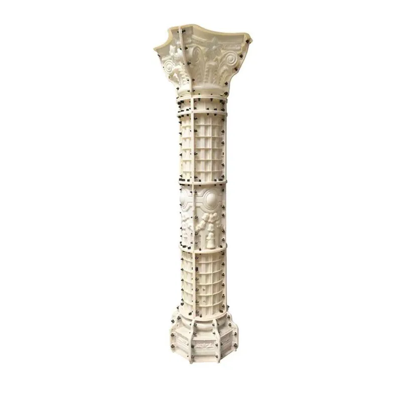Cement Roman Column Mould Plastic Rural Self-built Villa Round Roman Column Mould Cylinder Model ABS Material