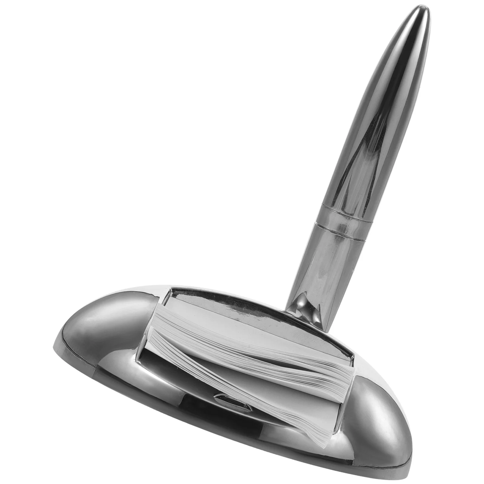 

Ballpoint Pen Holder Professional Writing Desktop Counter Signing Metal with Stand Base