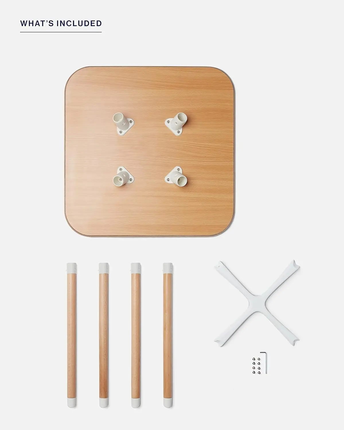 The Play Kit - مجموعة طاولات وكراسي للأطفال مع طاولة خشبية مستدامة وكراسي مقعدين غير سامة - آمنة ومريحة