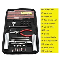 Car Tyre Repair Kit Puncture Plug Set Auto Bike Tire Repair Tire Change Tools Motorcycle Car Accessories 46pcs Studding Kit