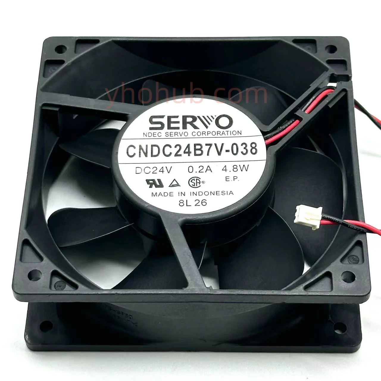 

SERVO CNDC24B7V-038 DC 24V 0.2A 120x120x38mm 2-Wire Server Cooling Fan