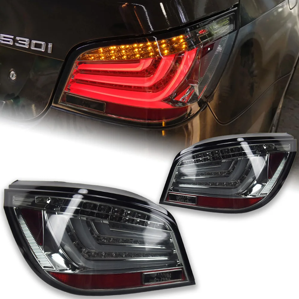 AKD Car Lights for BMW E60 LED Tail Light 2003-2009 523i 525i 530i Rear Lamp DRL Dynamic Signal Brake Reverse Auto Accessories