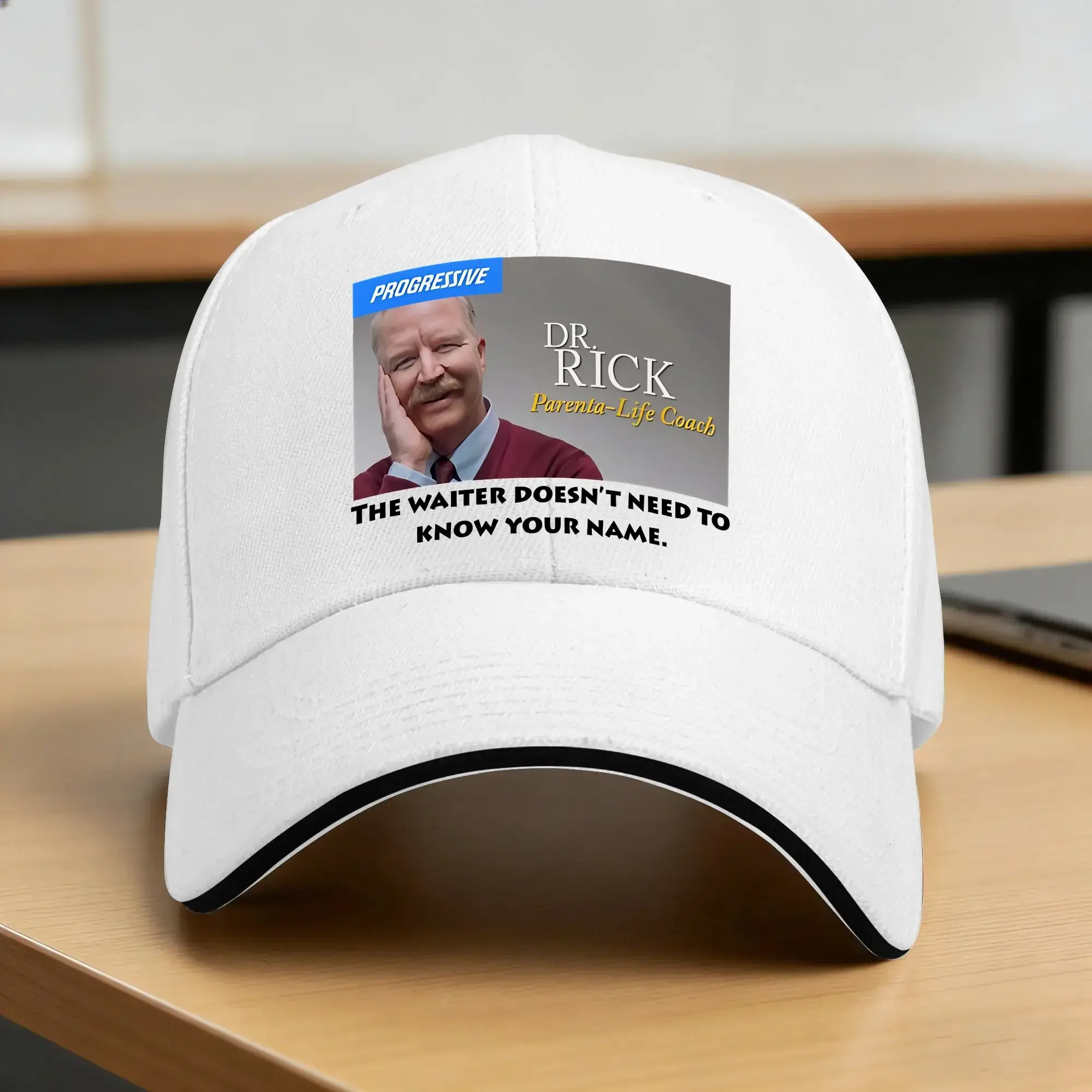 New Dr. Rick Progressive Sun Baseball Cap  Summer Street Style Hip Hop Hats For Couple Outdoor Sport Baseball Caps