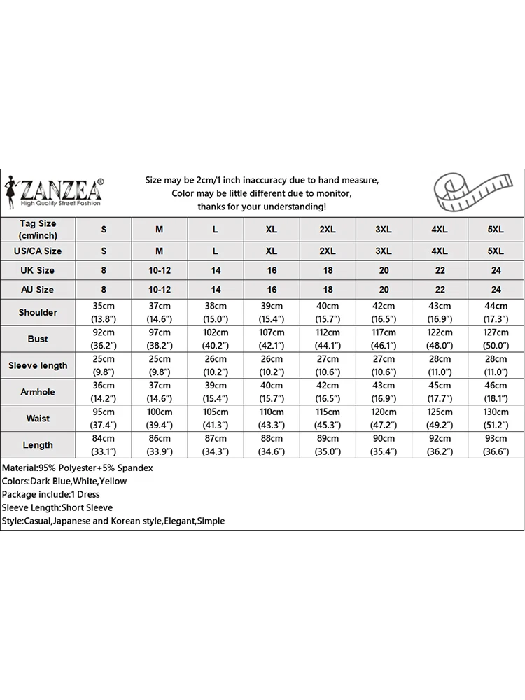 Zazeze-فستان قصير غير رسمي عتيق للنساء ، طباعة أزهار ، لون سادة ، رقبة مستديرة ، أكمام قصيرة ، فساتين أعياد ، صيف ،