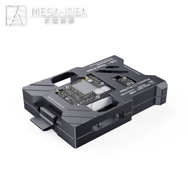 QIANLI MEGA-IDEA 3in 1 Quadro de teste em camadas, Phone11 Pro, PM Logic Board, camada média, radiofrequência, detector, detector