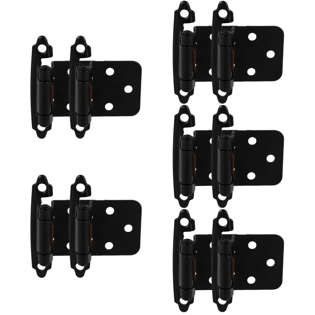 

5 Pack Spring Hinge Trailer Cabinet Hinges Heavy Duty Door Hardware Camper Gate for Steel Plate Rv