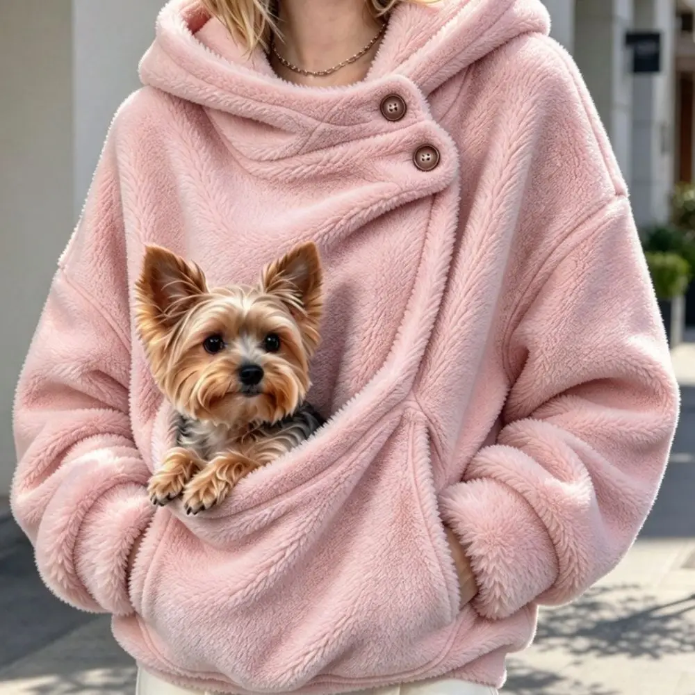 Sweat kangourou à poche pour chat – visuel produit 5