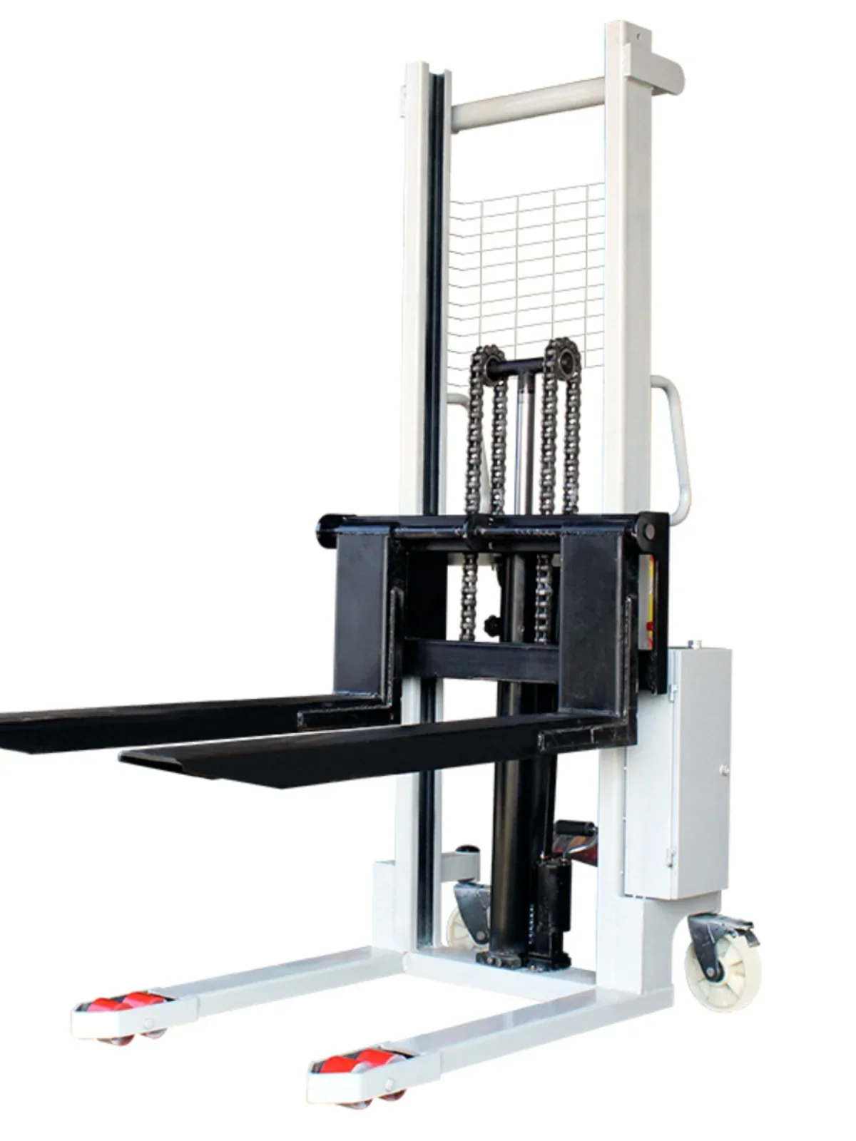 

#Electric hydraulic forklift, small loading and unloading, forklift, manual lifting and lowering