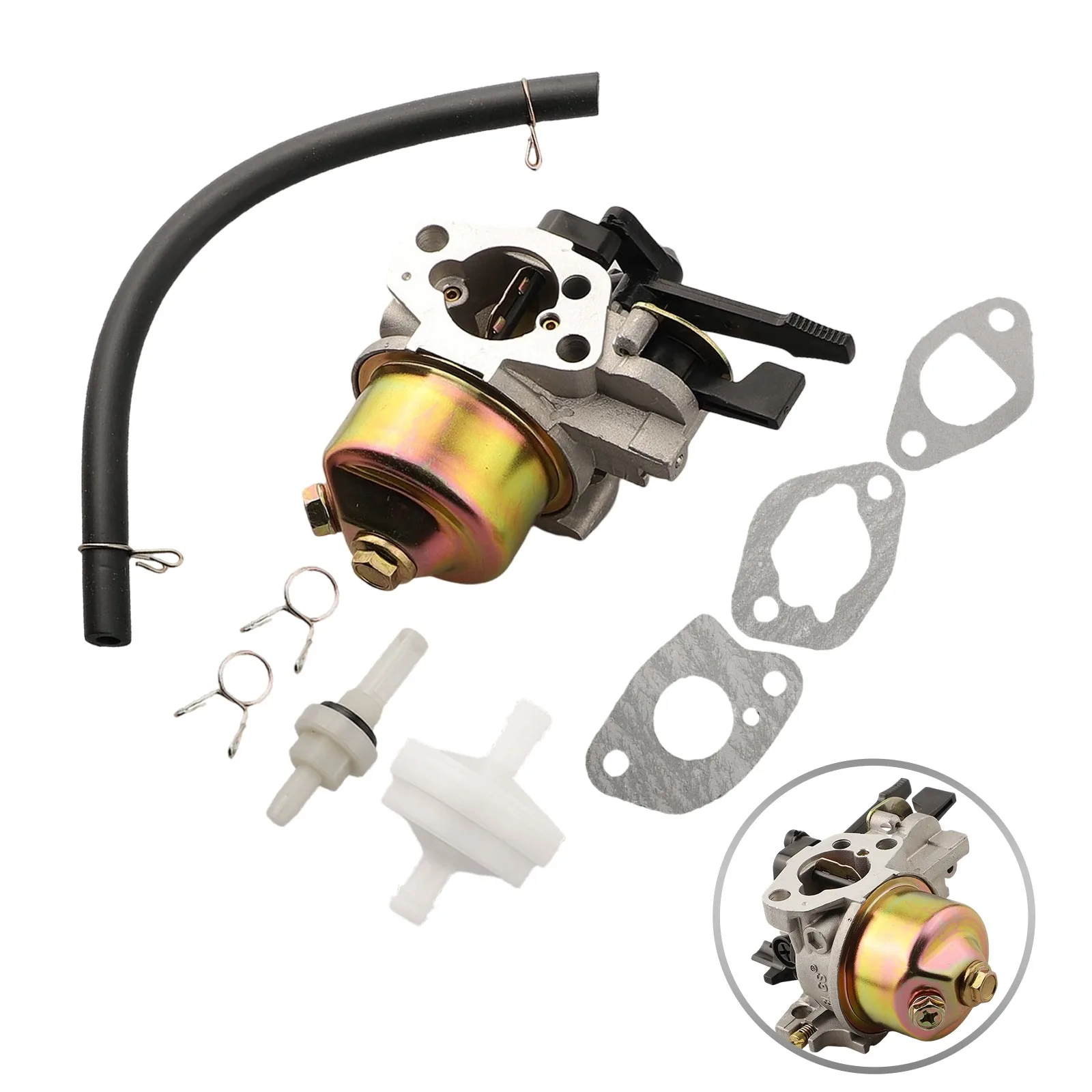 Per uso domestico e in giardino come mostrato Kit carburatore Carburatore per rondella ad alta pressione Decespugliatore Installazione semplice