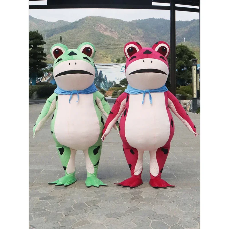 2024, милый надувной костюм ляльки-лягушки из мультфильма, дух, прогулочная кукла для взрослых, костюм Bzarre, активности, сценический реквизит M17