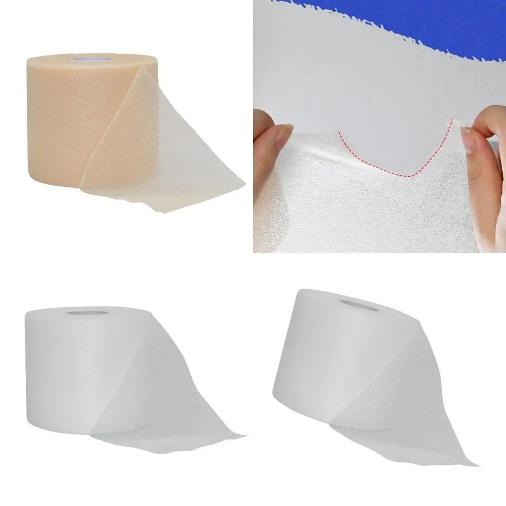 

Y1UC 27m Pre-Wrap Athletic Tape Foam Underwrap Tape Athletic Foam Tape Sports Foam Underwrap Bandage for Wrists Elbows Ankles