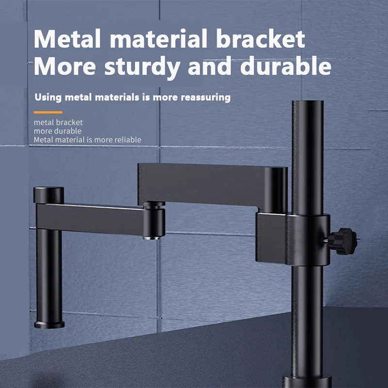 

Luowei LW-0171 LW-0172 Microscope Stand Focusing Bracket Universal Foldable Metal Forging Holder for Phone Repair Stable Support
