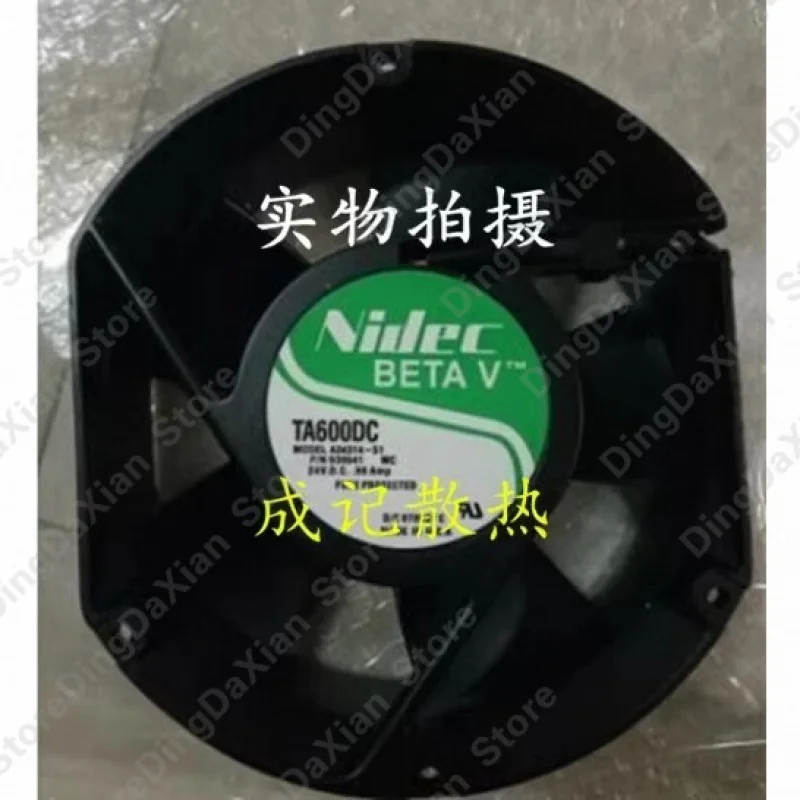 D+FOR NIDEC TA600DC A34314-51 24V 0.98A Inverter Cooling Fan 1PCS